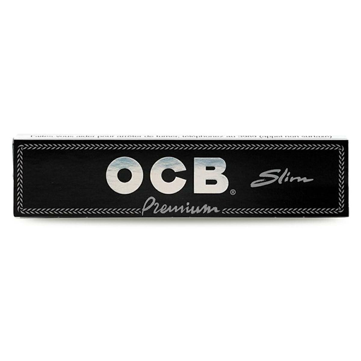 Bibułki OCB Slim Premium (długie czarne)