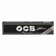 Bibułki OCB Slim Premium + filters (długie czarne